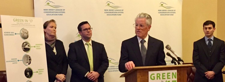 Former Governor Florio pictured with Cindy Ehrenclou, Ed Potosnak, and Seth Levin.